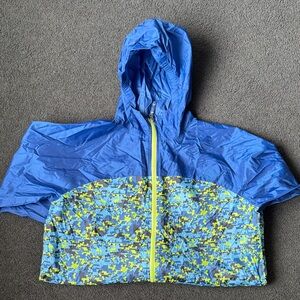 Lands' End Blue and Yellow Kids Raincoat
